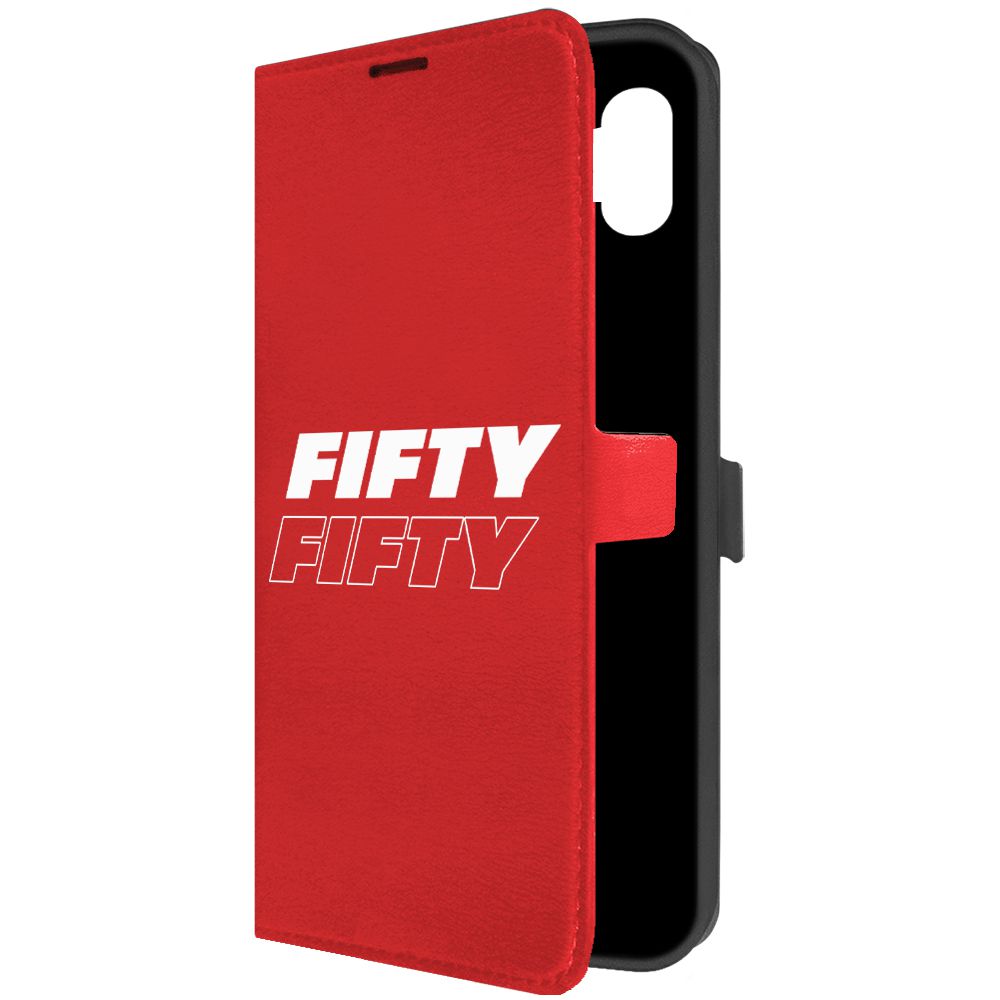 

Чехол-книжка Krutoff Eco Book для Samsung Galaxy A04 (A045) Fifty Fifty (Фифти-Фифти), Красный
