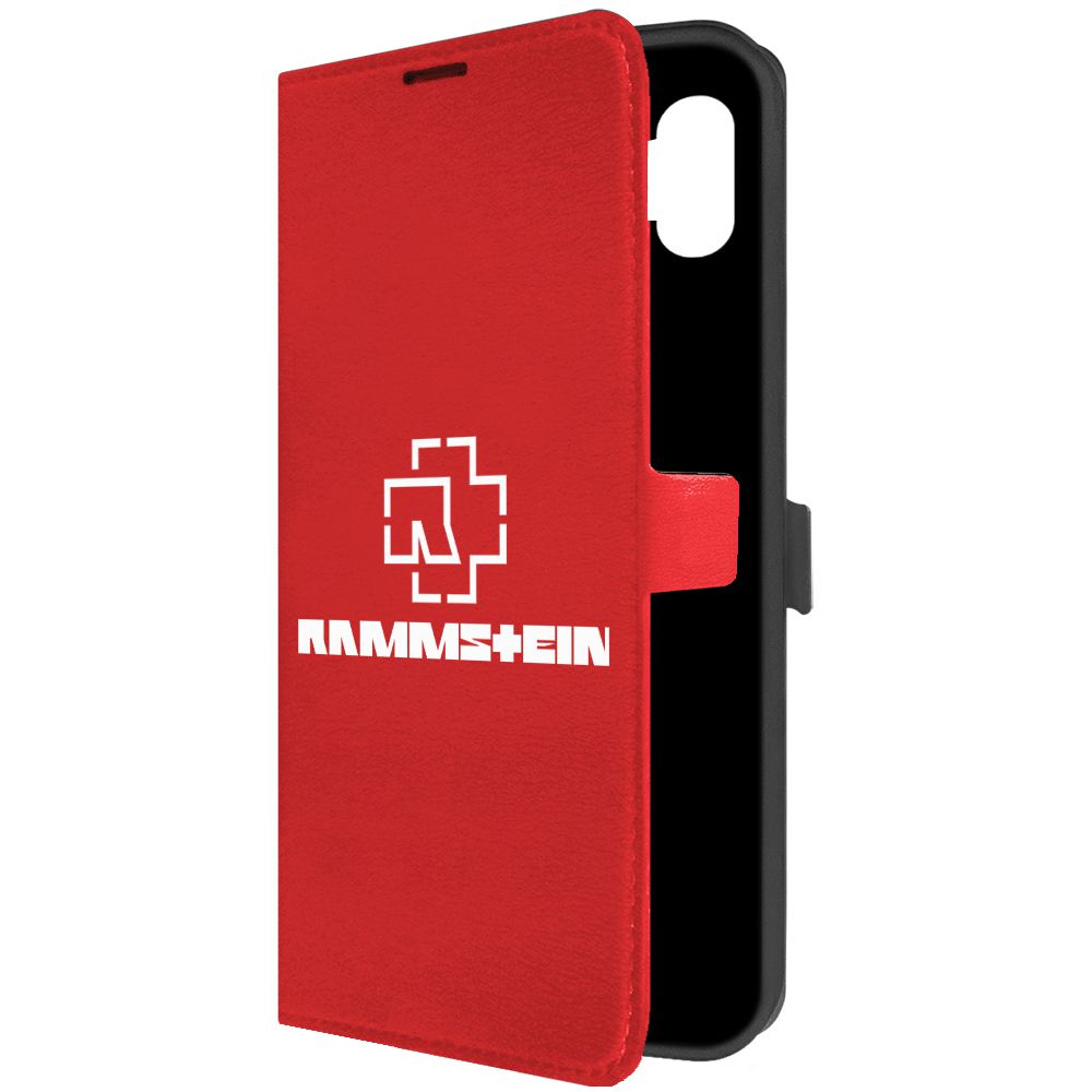 

Чехол-книжка Krutoff Eco Book для Samsung Galaxy A04 Rammstein красный