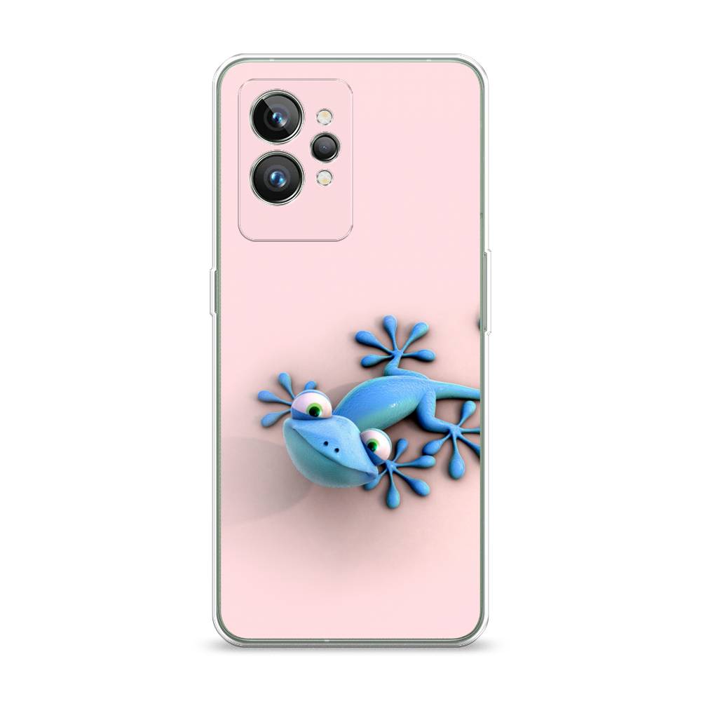 

Чехол Awog на Realme GT 2 Pro "Голубая ящерка", Разноцветный, 258650-2