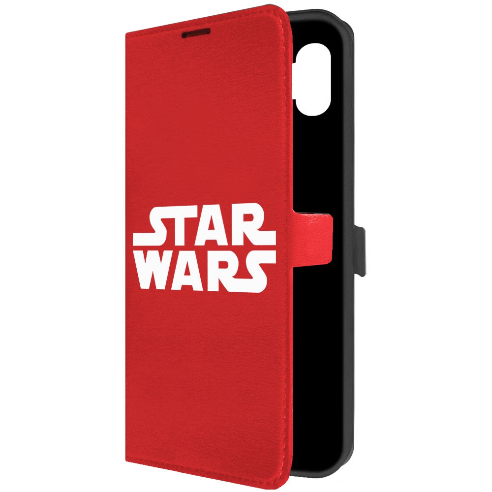 

Чехол-книжка Krutoff Eco Book для Samsung Galaxy A04 Star Wars, Красный