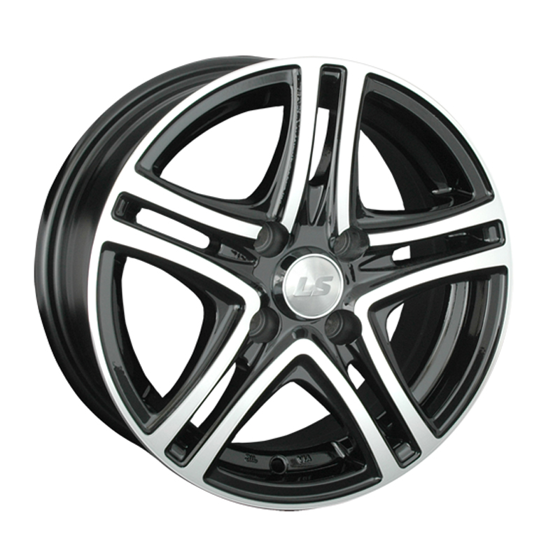 

Колесный диск LS WHEELS, 570 7x16/5x114.3ET40 73.1 Bkf, Черный;серебристый