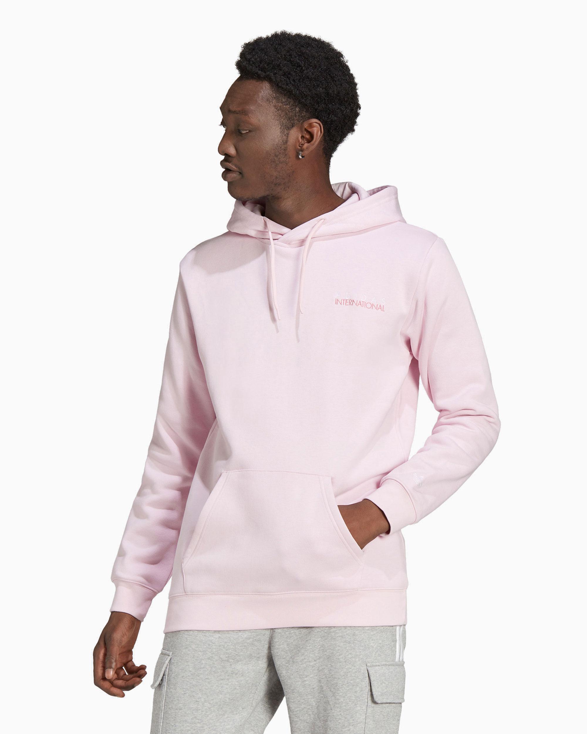 Худи мужское Adidas Sprts Cl Hoodie розовое XS