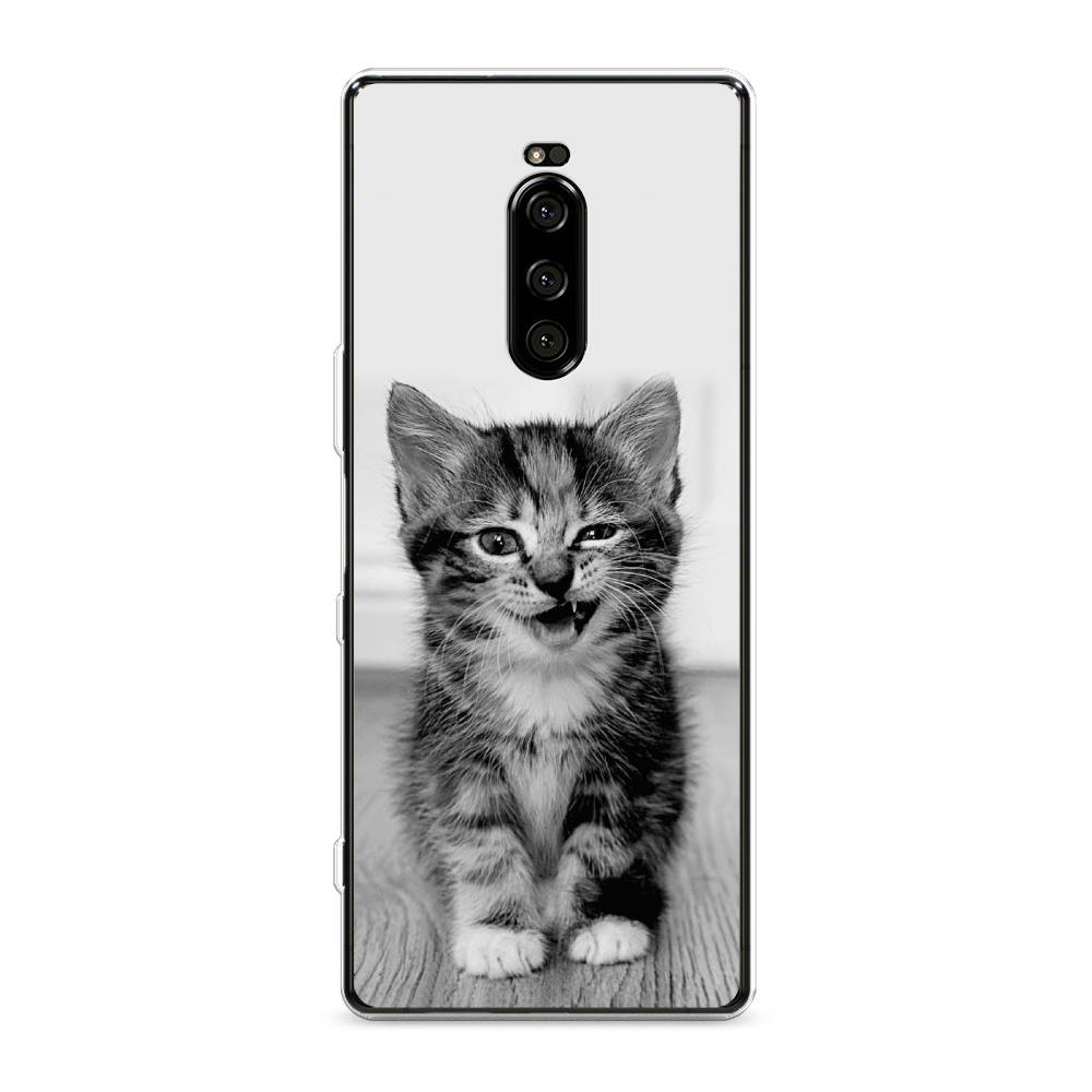 

Чехол Awog на Sony Xperia XZ4/Xperia 1 "Подмигивающий котенок", Разноцветный, 53850-1