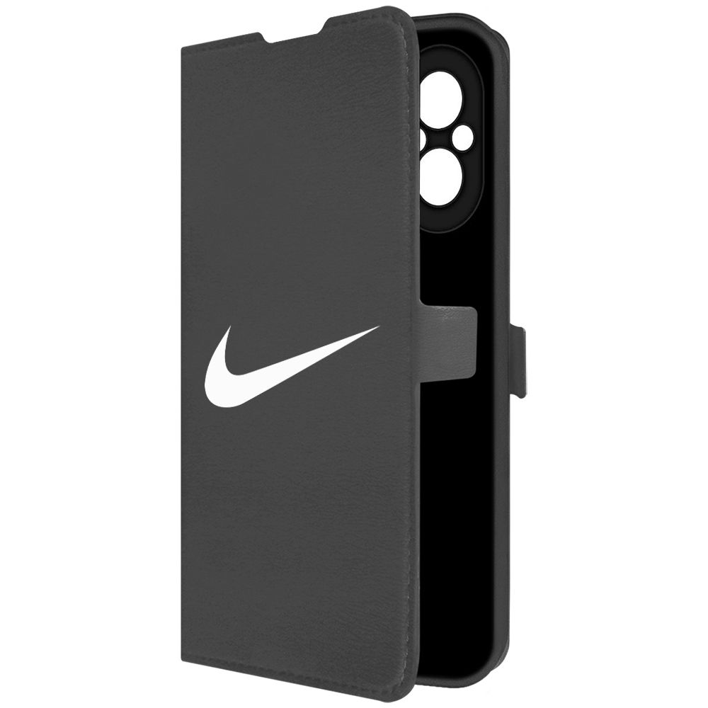 

Чехол-книжка Krutoff Eco Book для Realme C67 Nike (Найк) (черный)