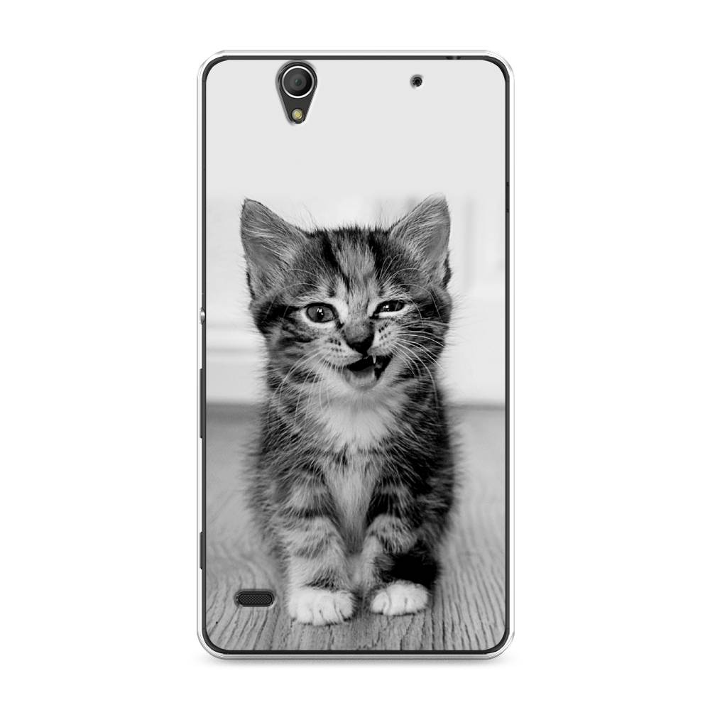 

Чехол Awog на Sony Xperia C4 "Подмигивающий котенок", Разноцветный, 52650-1