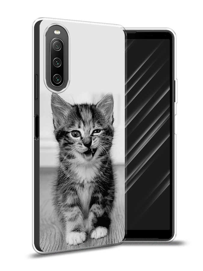 

Чехол Awog на Sony Xperia 10 IV "Подмигивающий котенок", Разноцветный, 55250-1