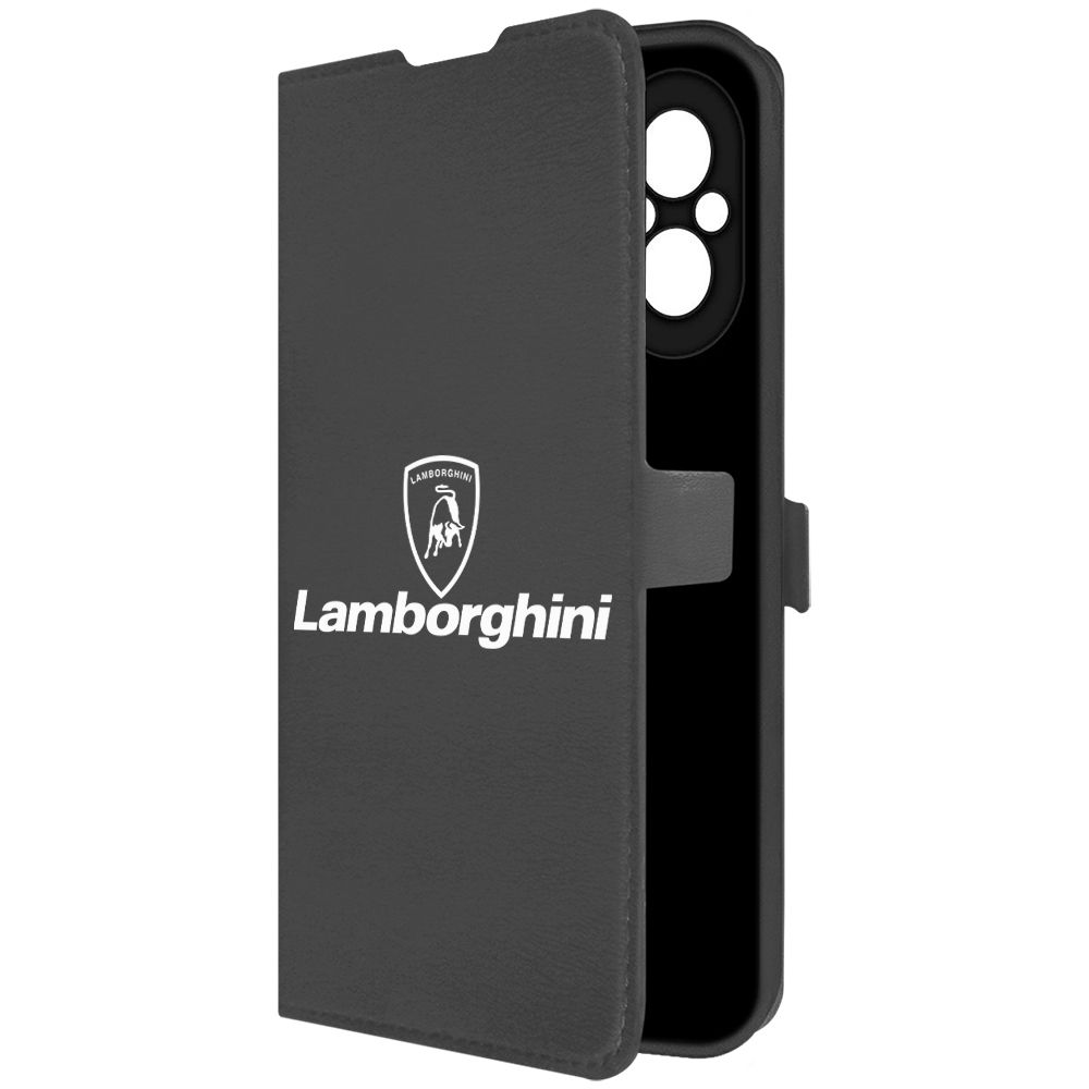 

Чехол-книжка Krutoff Eco Book для Realme C67 Lamborghini черный