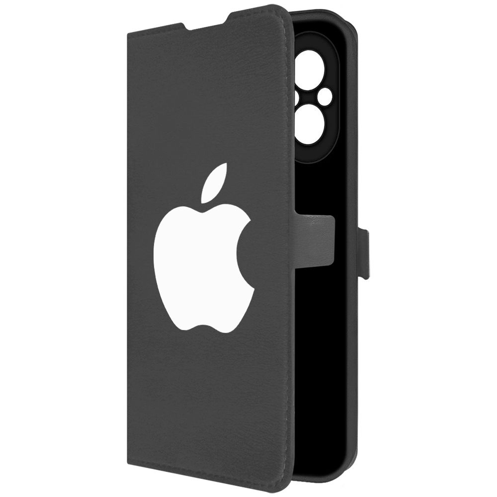 

Чехол-книжка Krutoff Eco Book для Realme C67 Apple черный