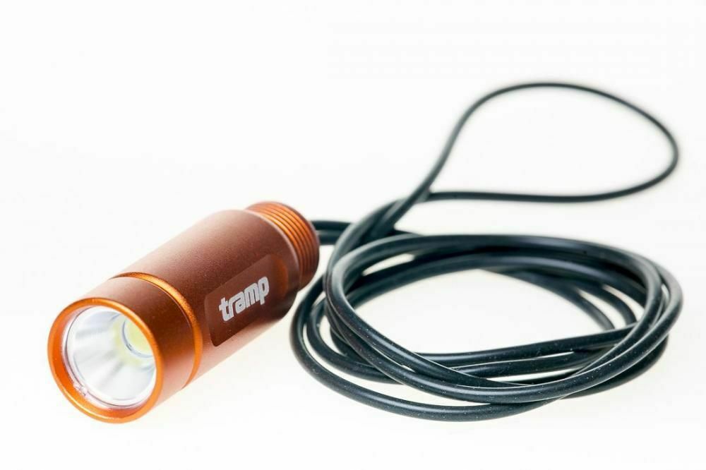 фото Tramp фонарь-брелок на силиконовом шнуре оранжевый tra-183