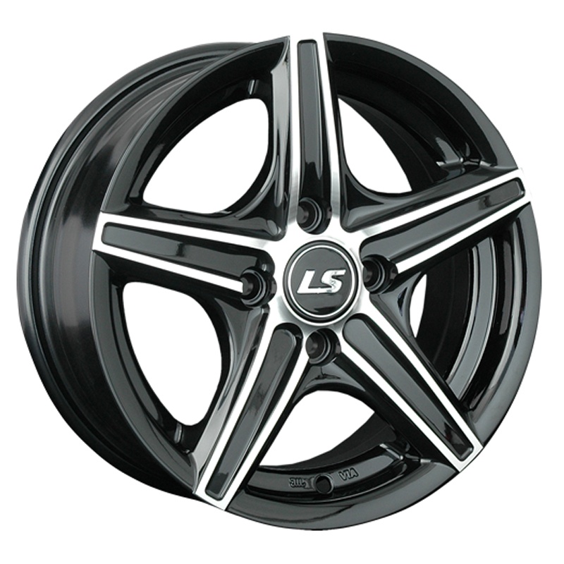 

Колесный диск LS WHEELS, 372 6x14/4x98ET35 58.6 Bkf, Черный;серебристый