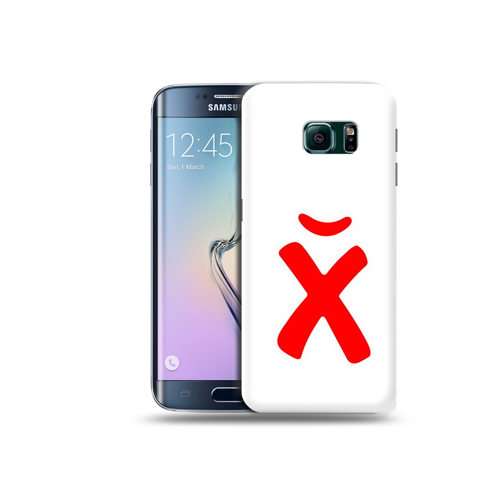 

Чехол MyPads Tocco для Samsung Galaxy S6 Edge абстракция буква х, Прозрачный, Tocco