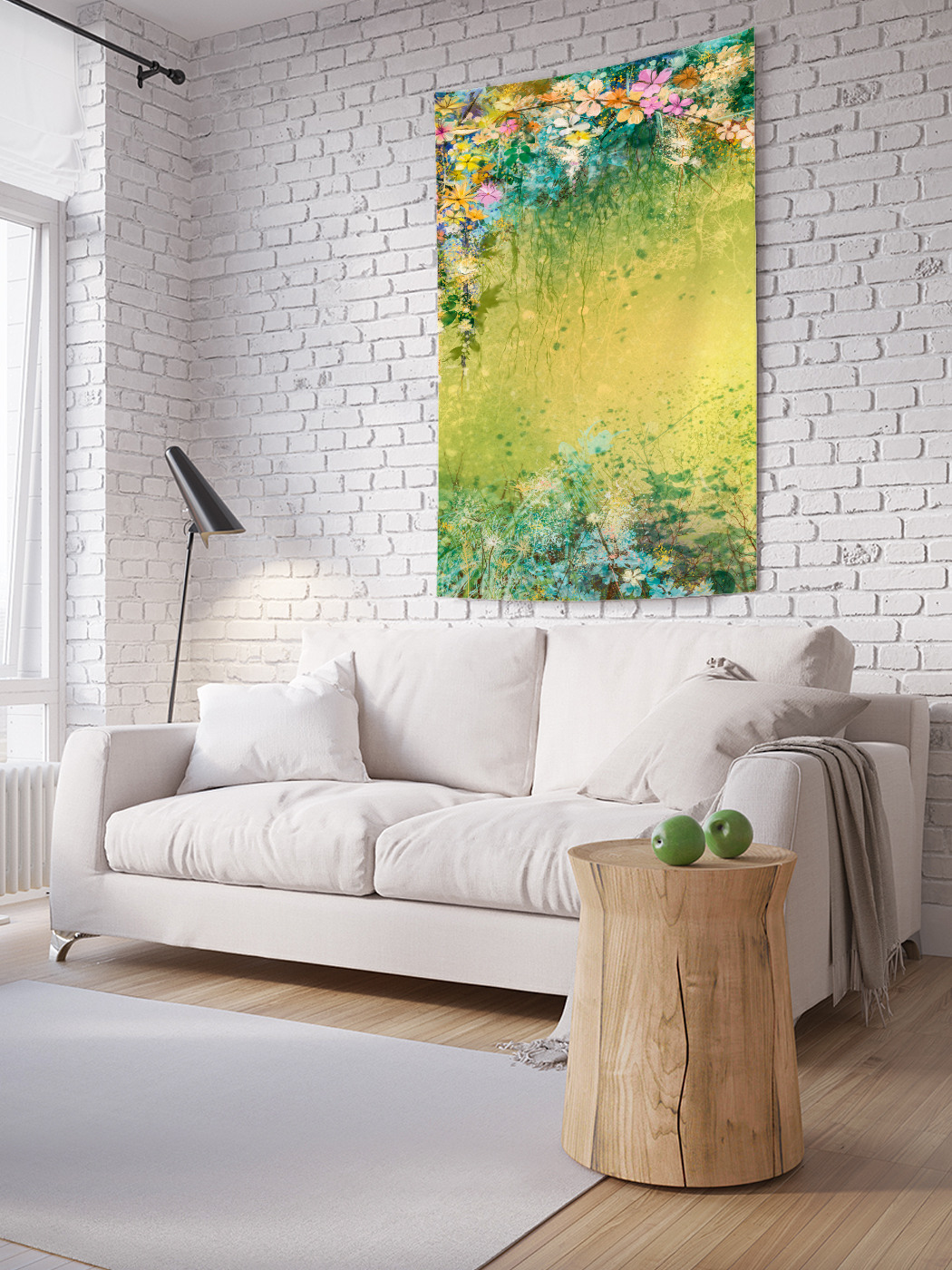 

Вертикальное фотопанно на стену JoyArty Цветочный ноктюрн 100x150 см, Цветочный ноктюрн