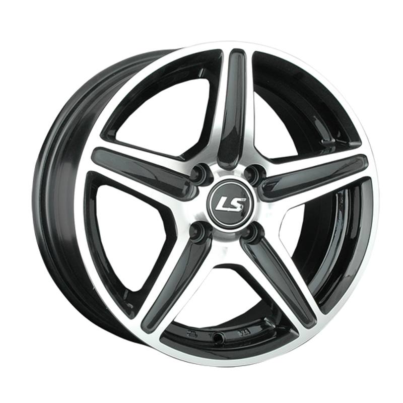 

Колесный диск LS WHEELS, 345 7x16/5x105ET36 56.6 Bkf, Черный;серебристый