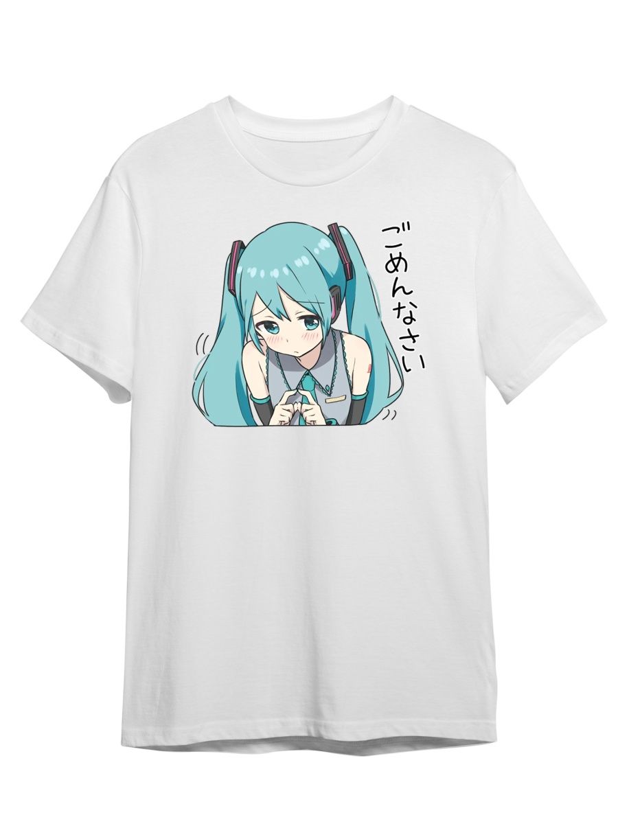 

Футболка унисекс СувенирShop Мику Хатсуне/Вокалоиды/Vocaloid 7 белая 5XL, "Мику Хатсуне/Вокалоиды/Vocaloid" 7