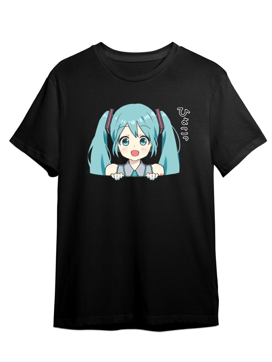 

Футболка унисекс СувенирShop Мику Хатсуне/Вокалоиды/Vocaloid 6 черная 5XL, Черный, "Мику Хатсуне/Вокалоиды/Vocaloid" 6