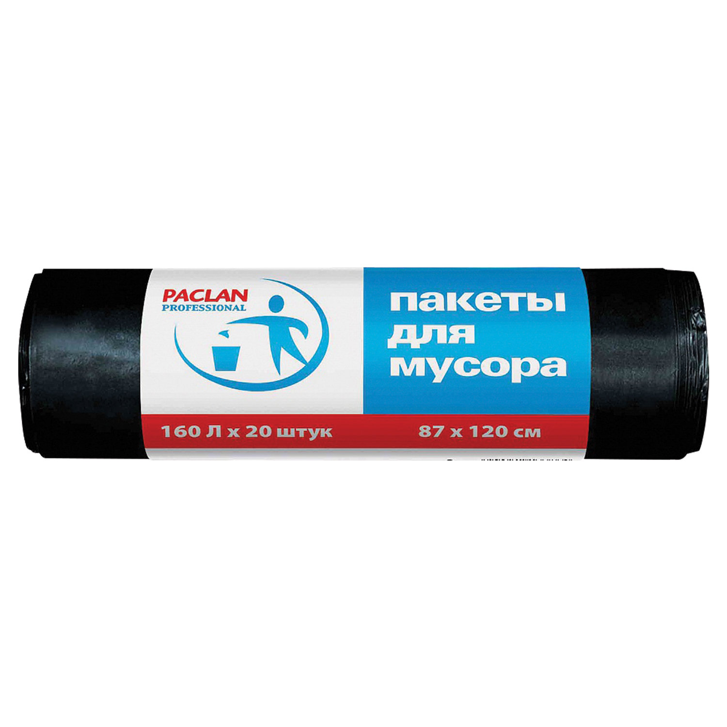 

Набор из 2 шт, Мешки для мусора 160 л (604082), Черный