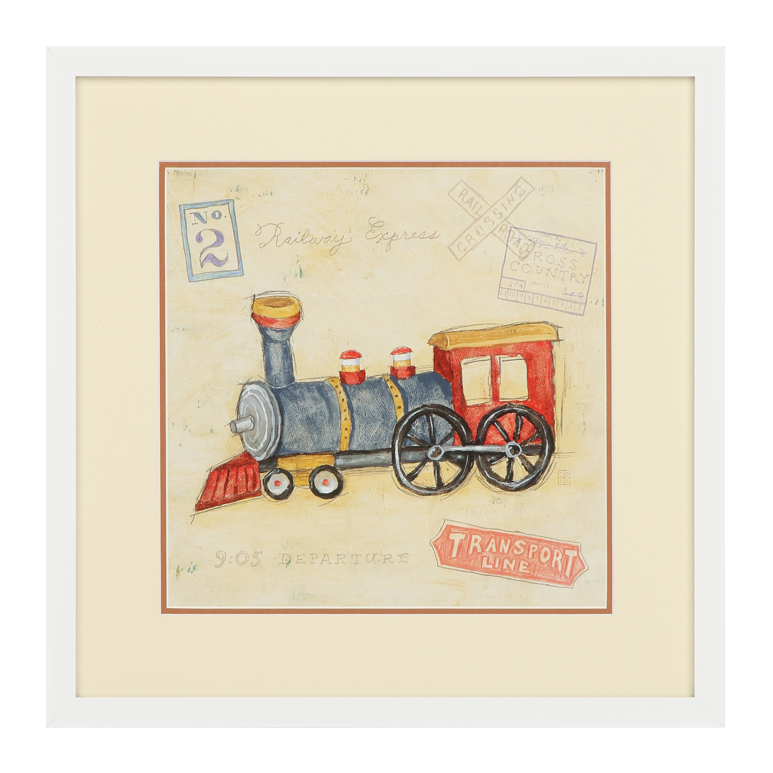 

Постер Vintage Locomotive 44,6х44,6