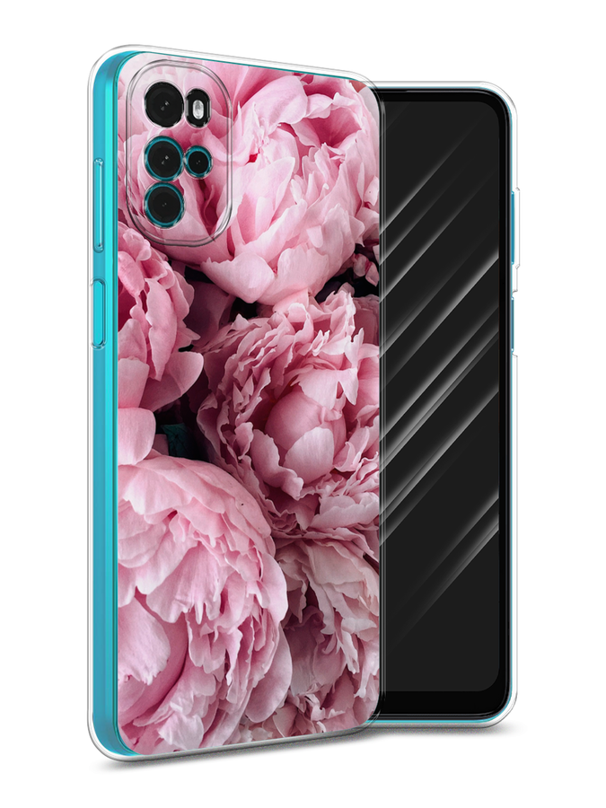 

Чехол Awog на Motorola Moto G22 "Нежные пионы", Разноцветный, 243150-8