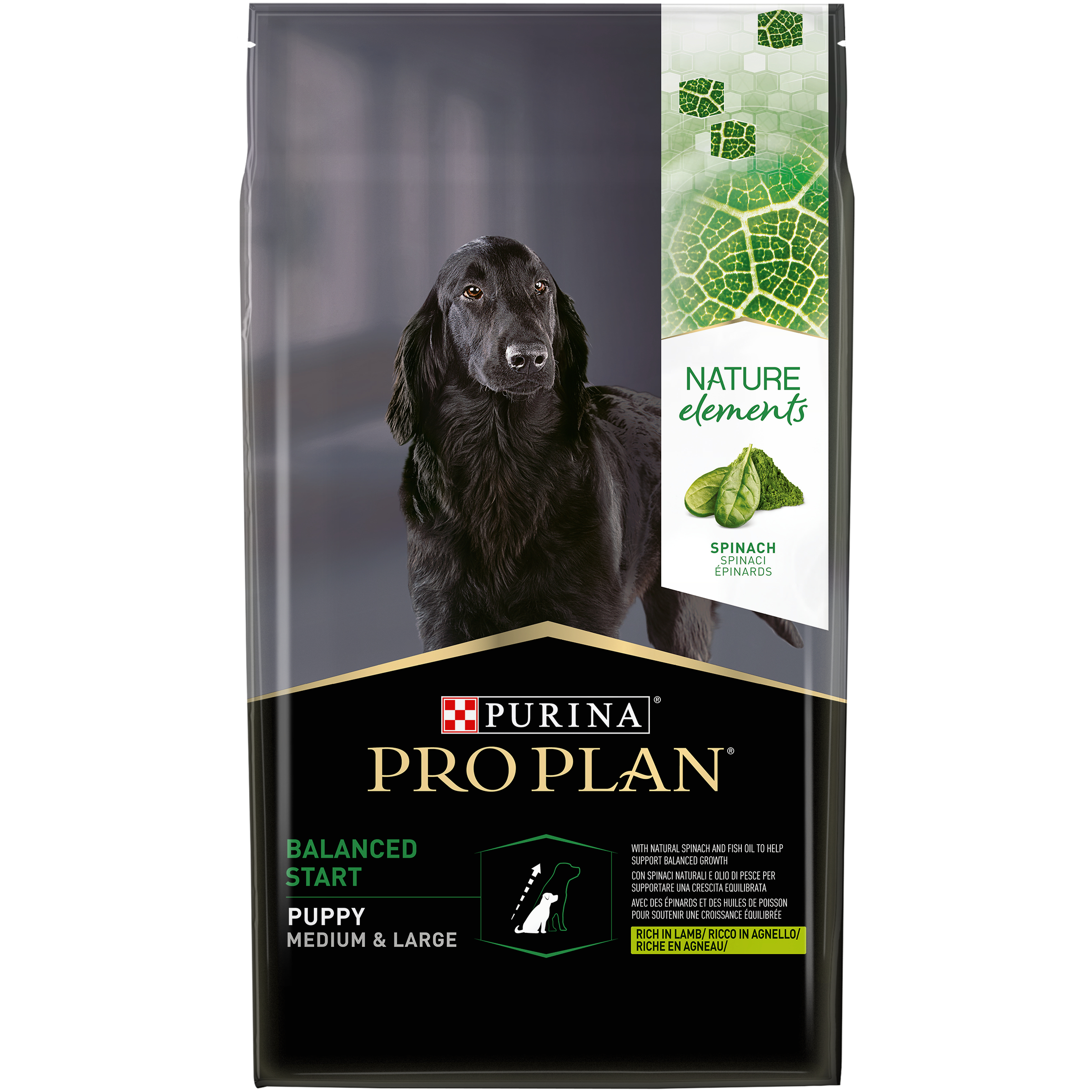 

Сухой корм для щенков Pro Plan для средних и крупных пород с ягненком, 2кг, Nature Elements