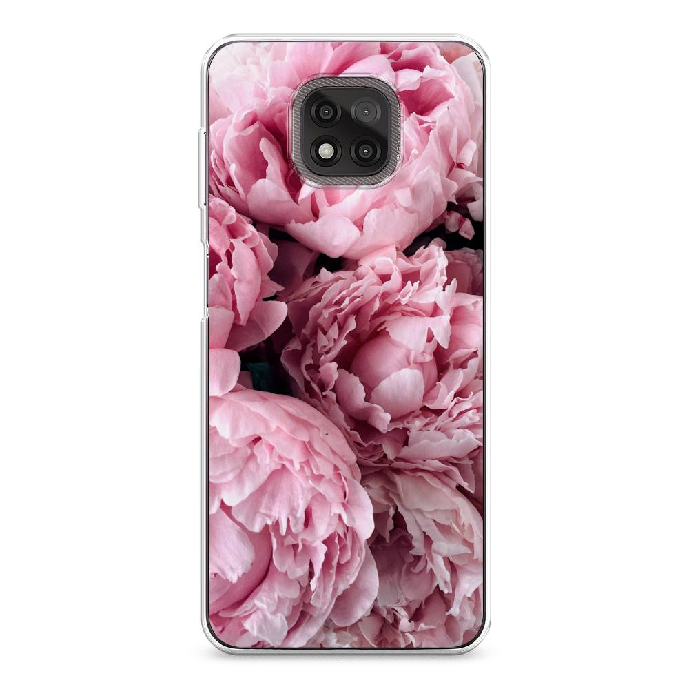 

Чехол Awog на Motorola Moto G Power 2021 "Нежные пионы", Разноцветный, 242750-8