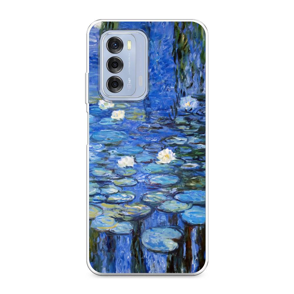 

Чехол для ZTE Blade V40 "Нарисованный пруд", Синий;зеленый, 136150-4