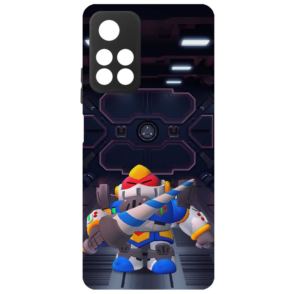 

Чехол-накладка Krutoff Brawl Stars - Паладин Вольт-Меха для Xiaomi Poco M4 Pro 5G, Черный