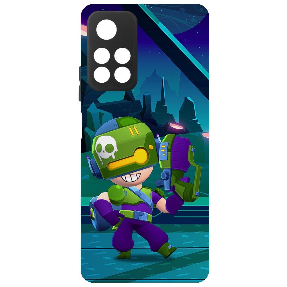 

Чехол-накладка Krutoff Brawl Stars - Контрабандистка Пенни для Xiaomi Poco M4 Pro 5G, Черный