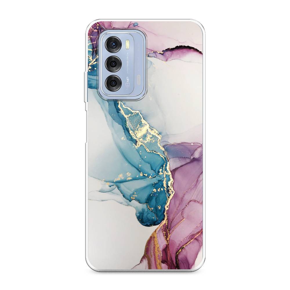 

Чехол для ZTE Blade V40 "Розовые разводы рисунок", 136150-3