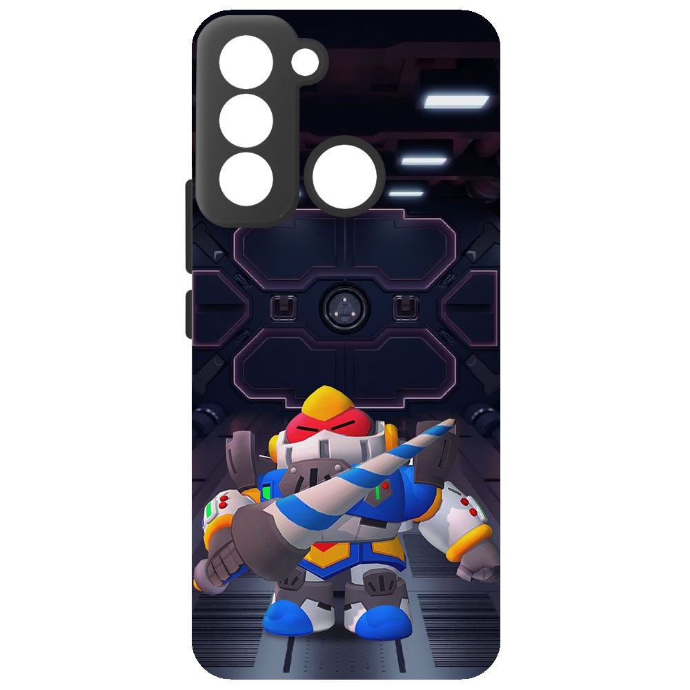 

Чехол-накладка Krutoff Brawl Stars - Паладин Вольт-Меха для TECNO POP 5 LTE, Черный