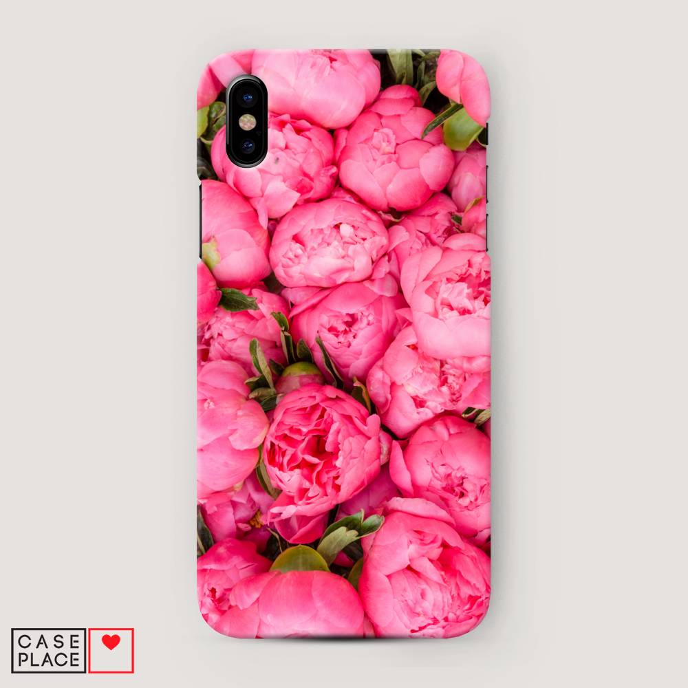 

Пластиковый чехол "Прекрасные пионы" на Apple iPhone XS Max (10S Max), 11920-6