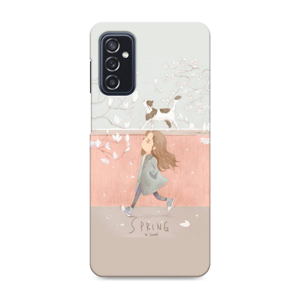 

Пластиковый чехол "Девочка-весна" на Samsung Galaxy M52, 2104320-5
