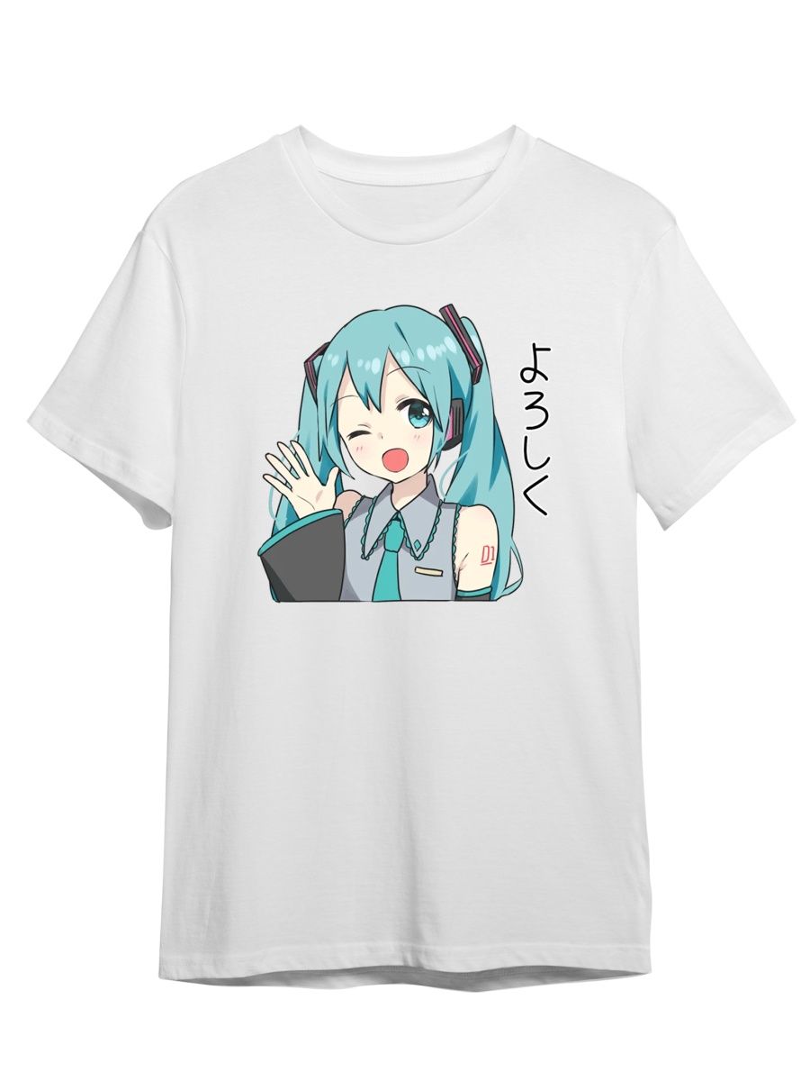 

Футболка унисекс СувенирShop Мику Хатсуне/Вокалоиды/Vocaloid 3 белая M, Белый, "Мику Хатсуне/Вокалоиды/Vocaloid" 3