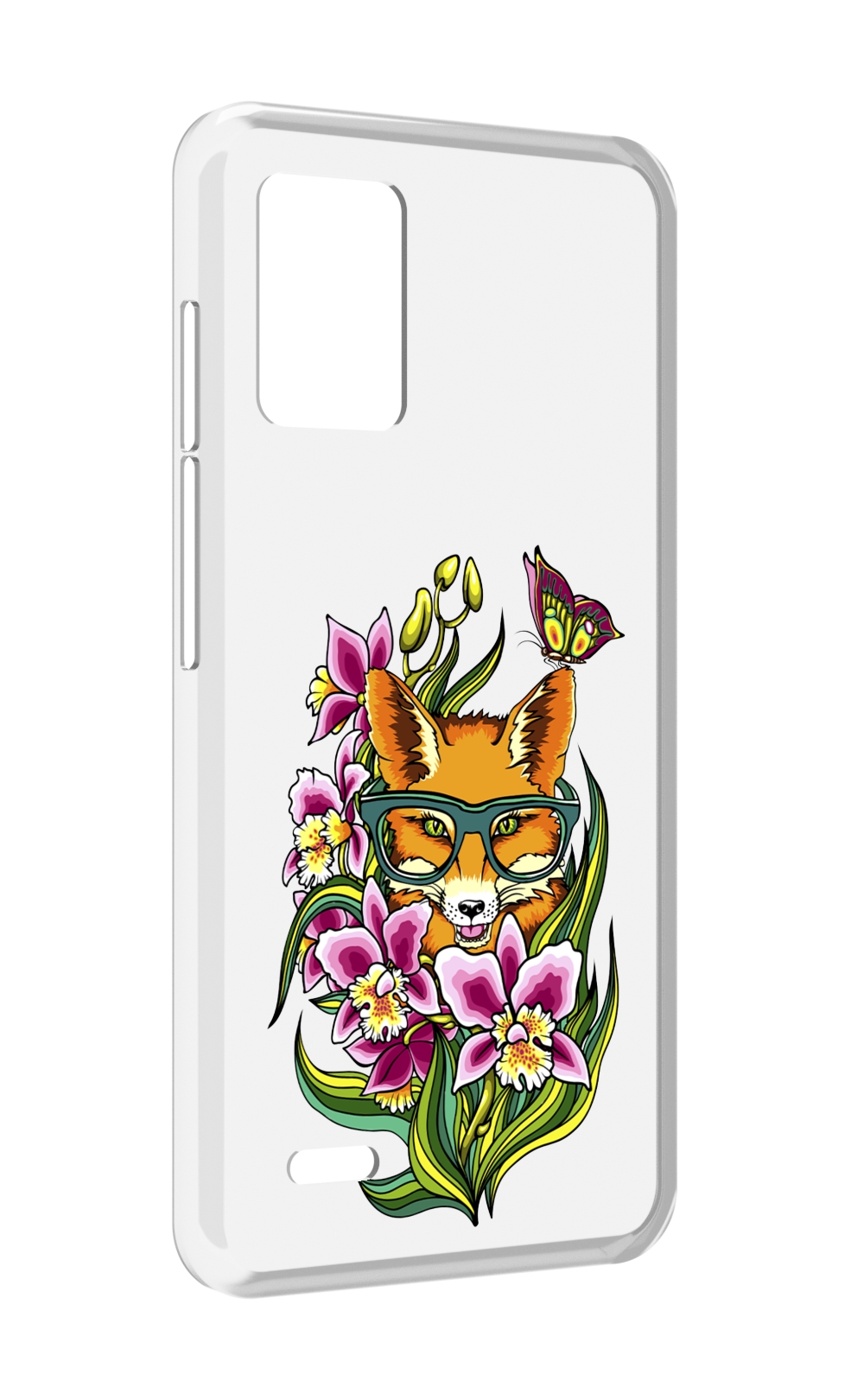 

Чехол MyPads Лиса в цветах для UMIDIGI Bison X10S / Bison X10G, Прозрачный, Tocco