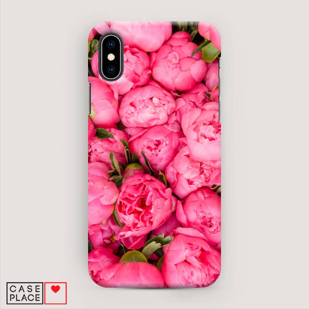 

Пластиковый чехол "Прекрасные пионы" на Apple iPhone X (10), 11020-6