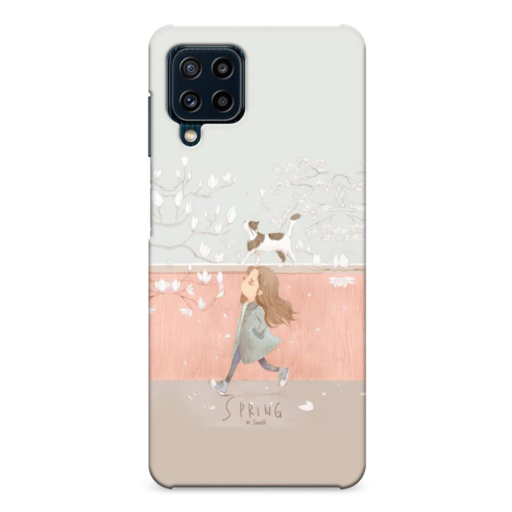 

Пластиковый чехол "Девочка-весна" на Samsung Galaxy M32
