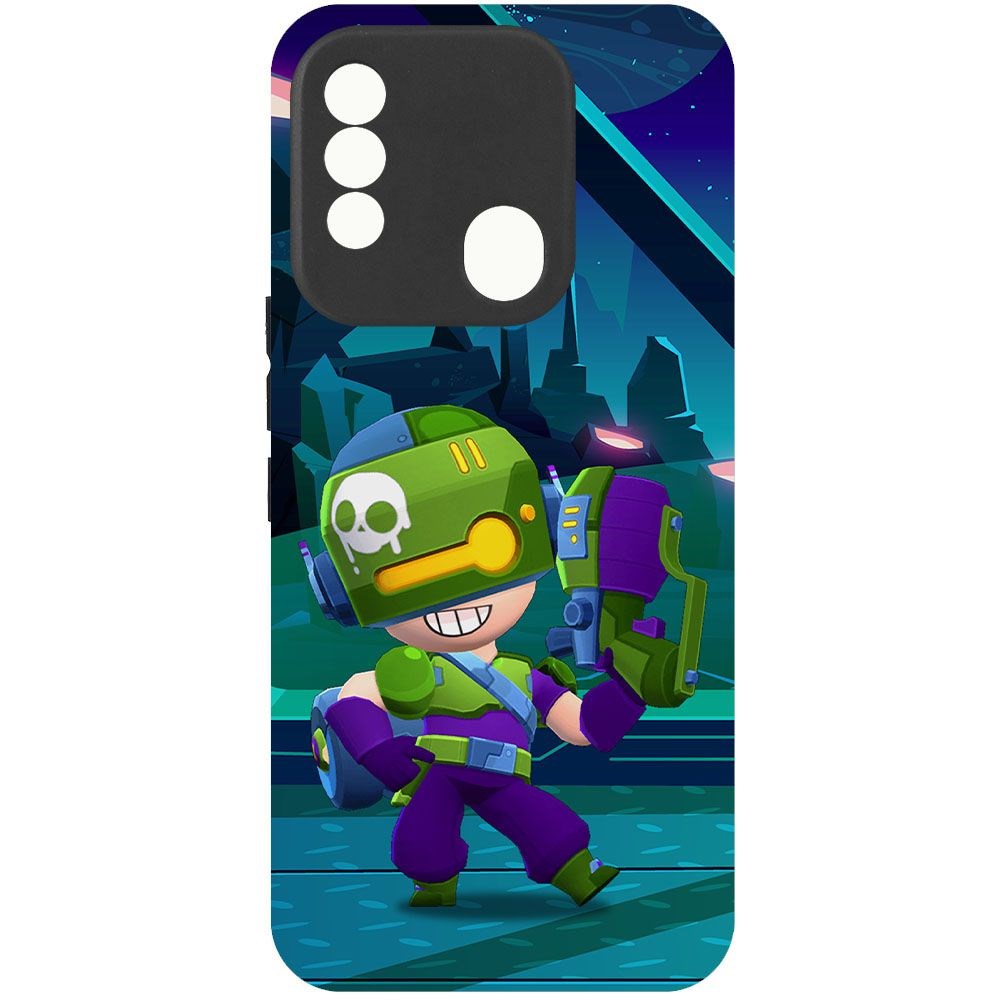 

Чехол-накладка Krutoff Brawl Stars - Контрабандистка Пенни для TECNO Spark 8