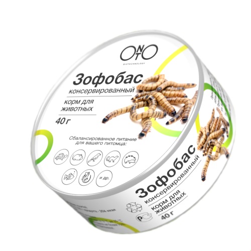 Корм для рептилий Onto, зофобас, 40 гр