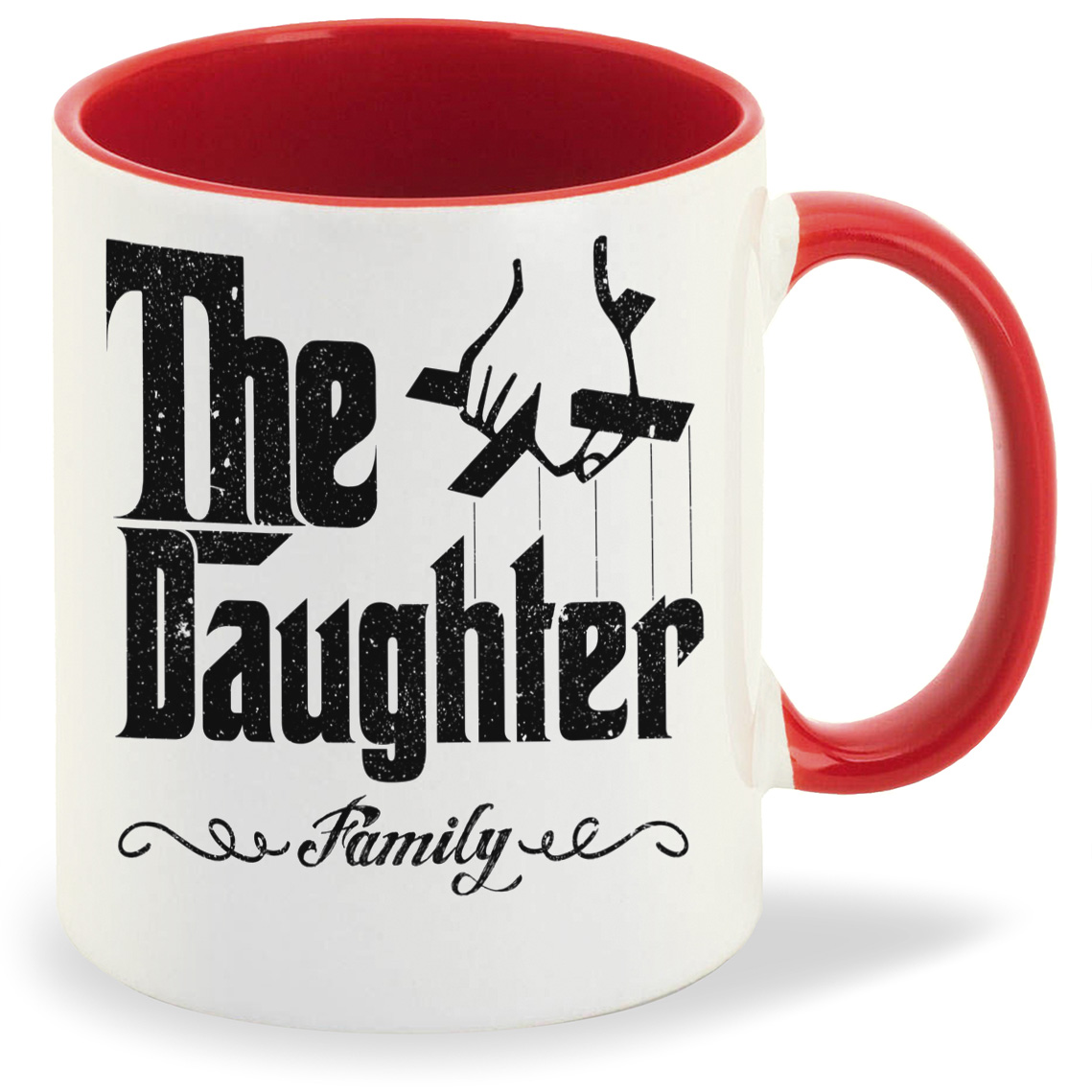 

Кружка CoolPodarok Прикол Семья The daughter Дочь, Прикол Семья The daughter Дочь