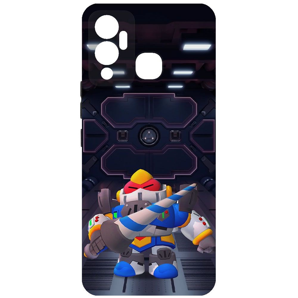 

Чехол-накладка Krutoff Brawl Stars - Паладин Вольт-Меха для INFINIX Hot 12 Play