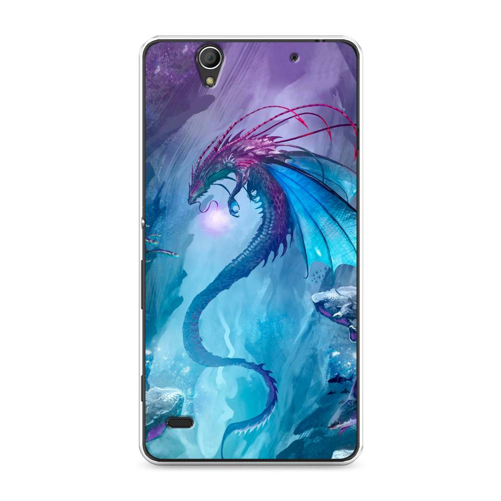 

Чехол Awog на Sony Xperia C4 "Водный дракон", Разноцветный, 52650-2