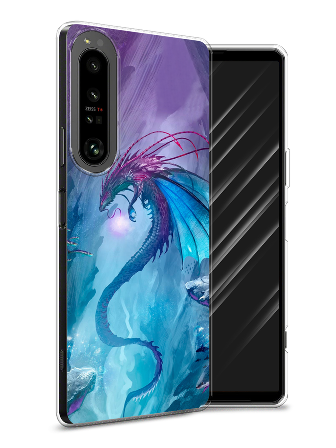 

Чехол Awog на Sony Xperia 1 IV "Водный дракон", Разноцветный, 55150-2