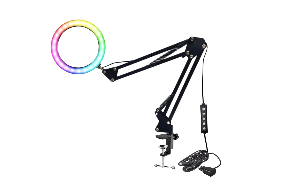 Кольцевая лампа Mobicent RGB-NB26A 26 см