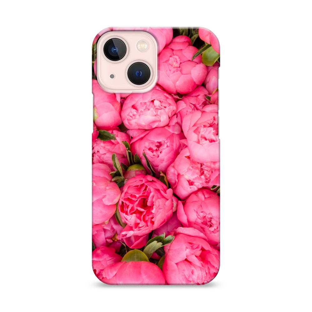 

Пластиковый чехол "Прекрасные пионы" на Apple iPhone 13 mini, 14120-6