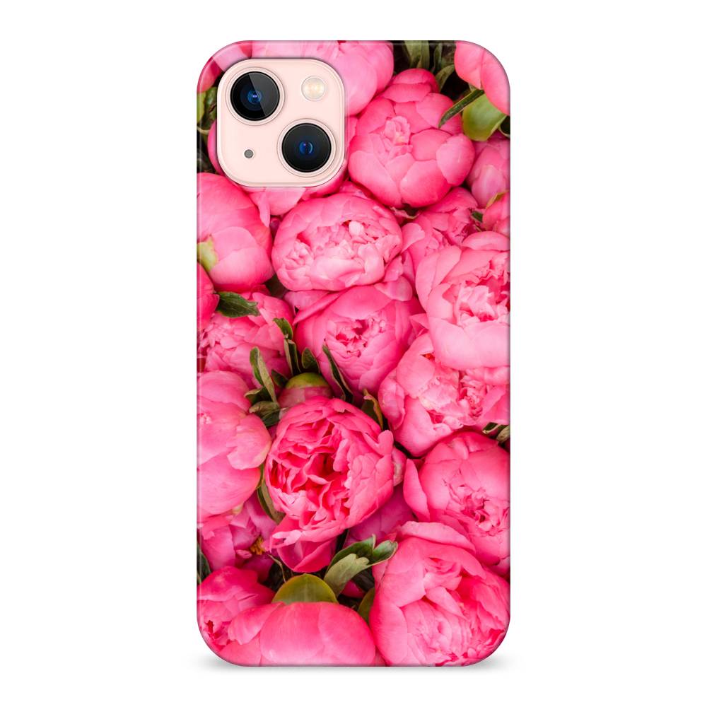 

Пластиковый чехол "Прекрасные пионы" на Apple iPhone 13, 14220-6