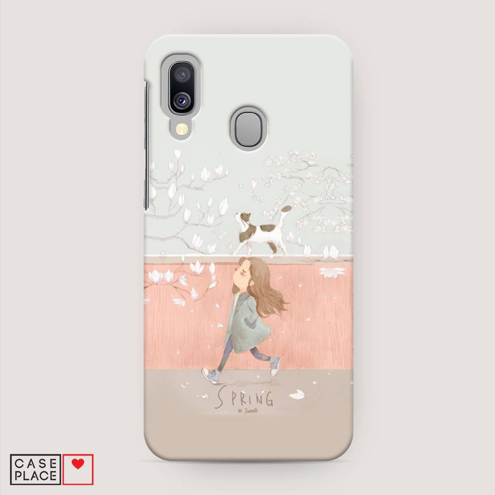 

Пластиковый чехол "Девочка-весна" на Samsung Galaxy A40