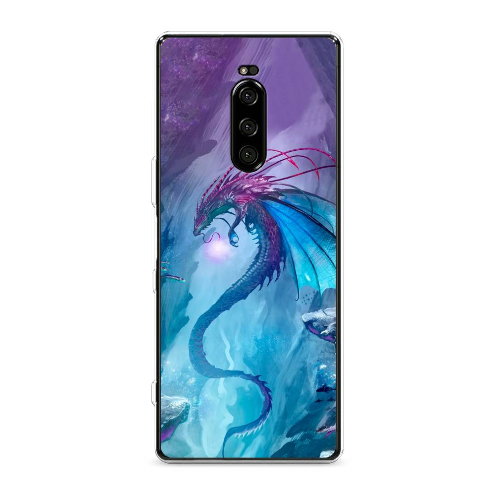 

Чехол Awog на Sony Xperia 1/XZ4 "Водный дракон", Разноцветный, 54250-2