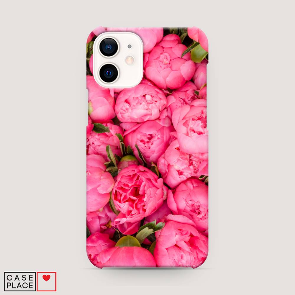 

Пластиковый чехол "Прекрасные пионы" на Apple iPhone 12 mini, 12620-6