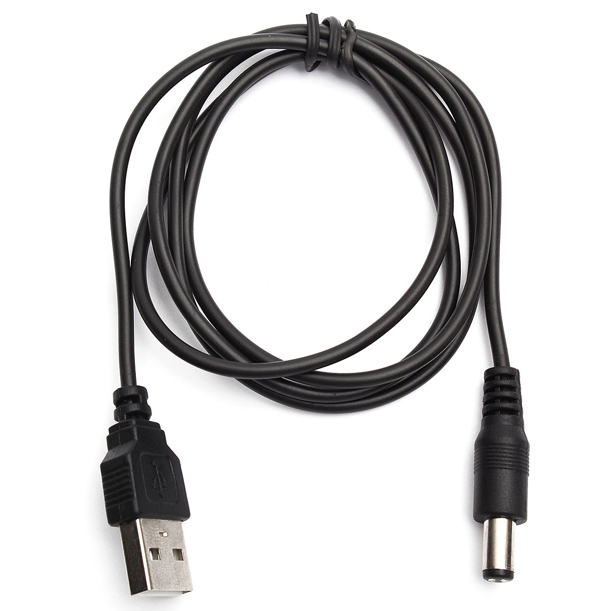 

Кабель NoBrand USB-5.5x2.1, Черный