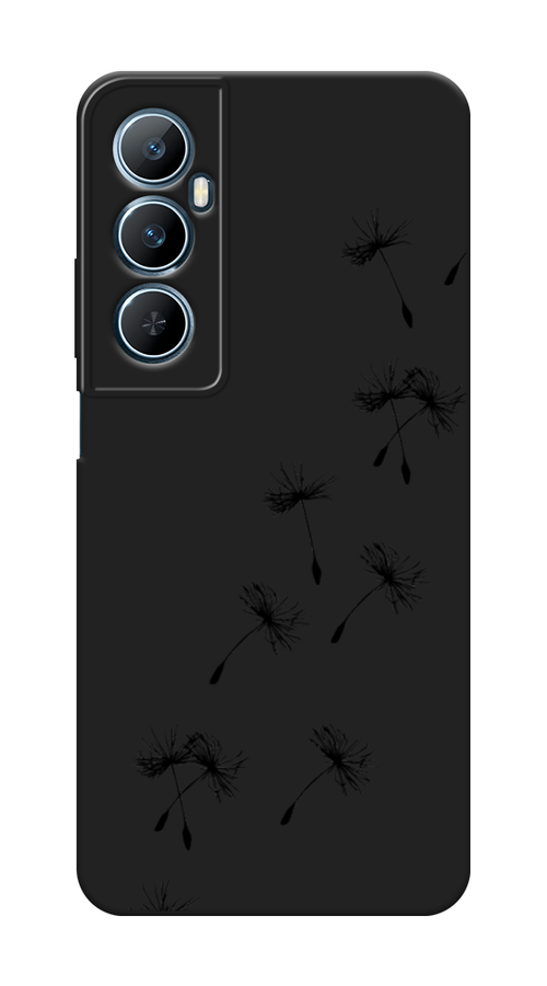 

Чехол Awog 2516752-1 для Realme C65 "Летящие одуванчики", Черный, 2516752-1