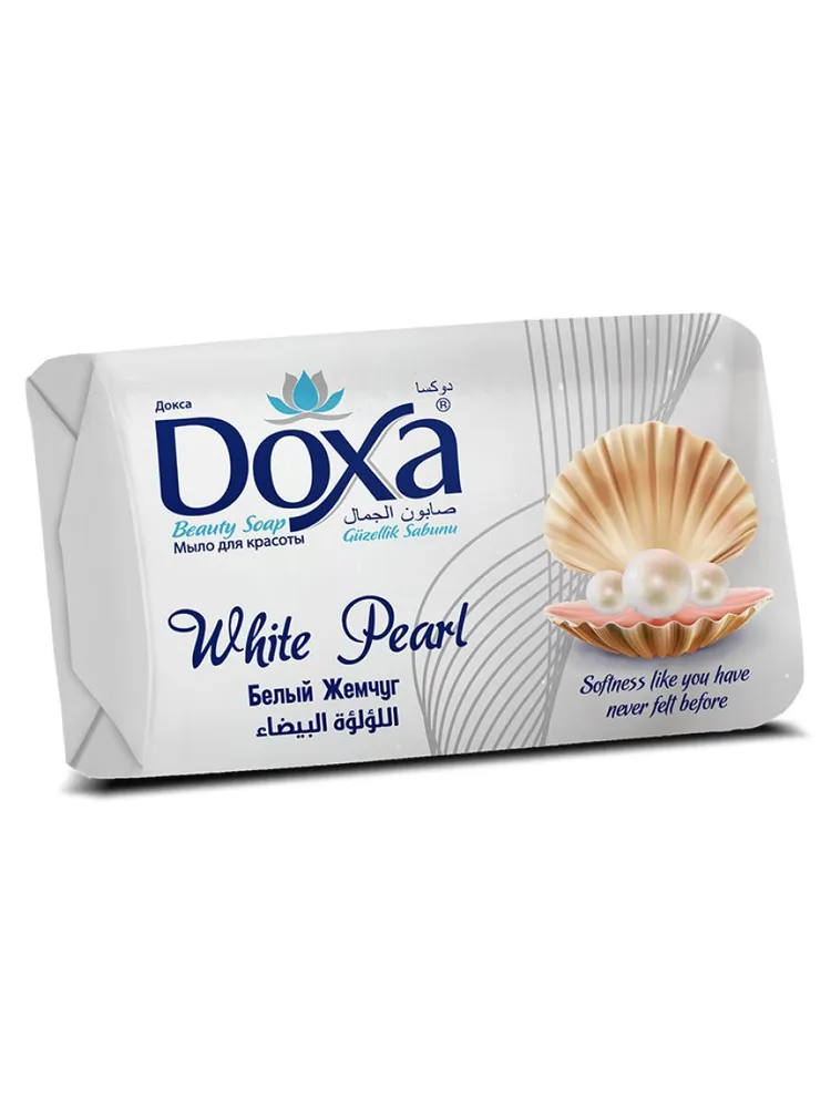 Мыло туалетное Doxa White Pearl Белый жемчуг, увлажняющее 100 г